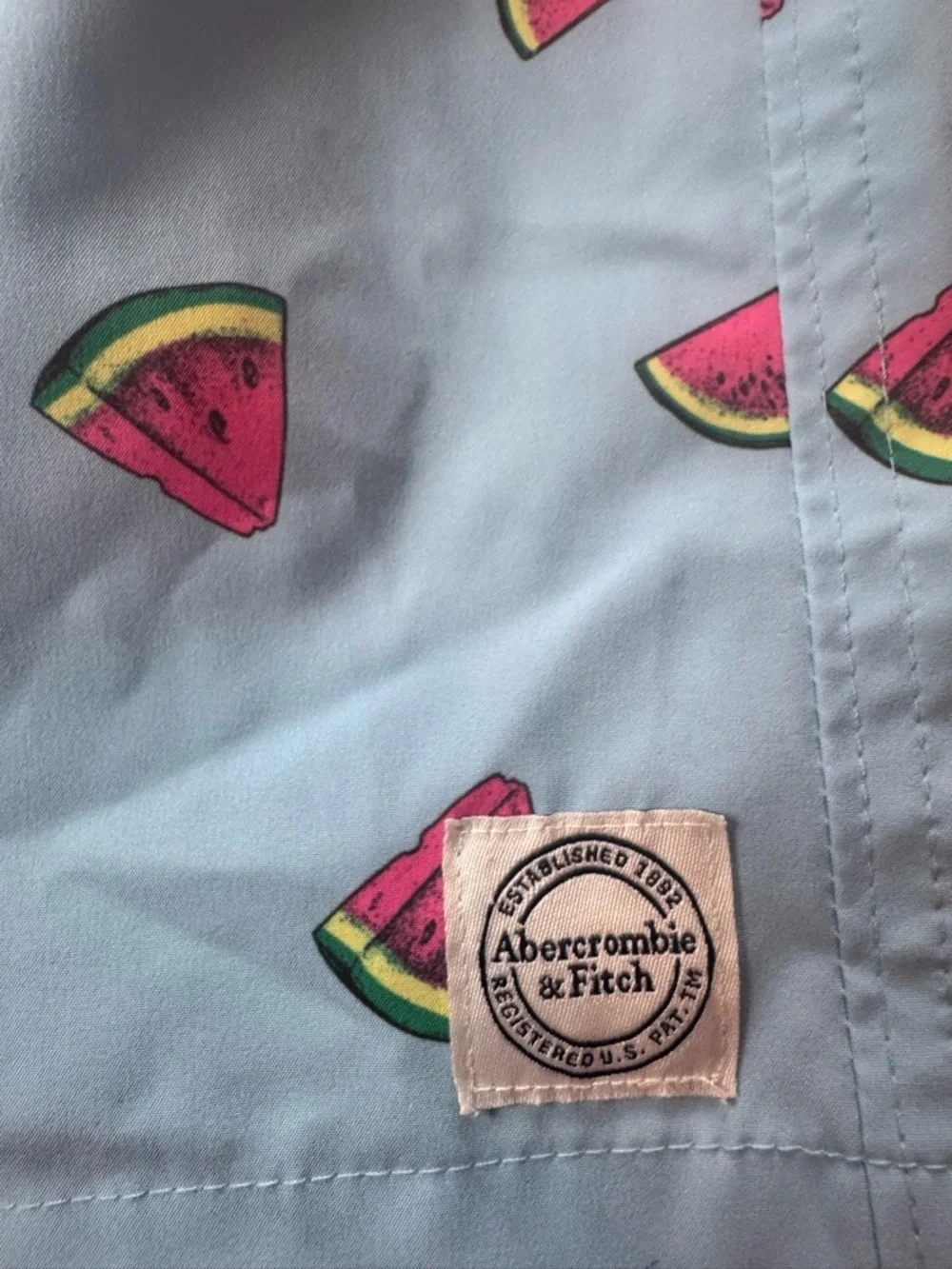 Abercrombie & Fitch Boys Watermelon Print Swim Shorts Size 11/12
